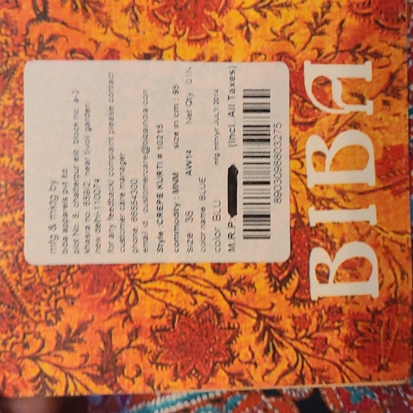 BIBA Kurta from India - Picture 7 of 11